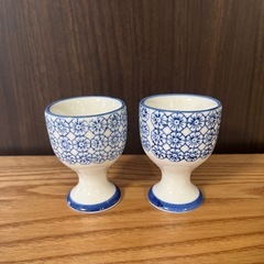 【海外雑貨】エッグスタンド2個セット！小物入れにも◎
