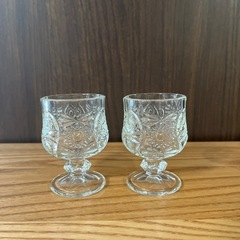 【未使用品】ミニグラス2個セット①