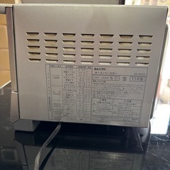 サンヨー製オープントースター中古の画像
