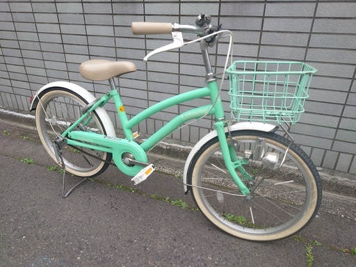 詳細編集有り)リリアーレ 子供用 自転車 グリーン 20インチ