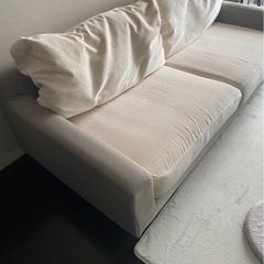 マルニ木工　ファブリックソファ  幅182 替えカバー付き　の画像