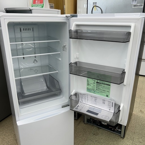 TOSHIBA 冷蔵庫 23年製 153L ※正面側面キズあり TJ12197