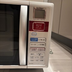 【動作良好】SHARP 電子レンジ RE-S15A-W（2009年製） の画像