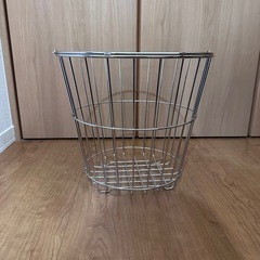 無印良品　ステンレス ランドリーバスケット・小