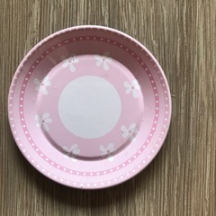 おままごと　ティーカップ＆ソーサー　木製＆ブリキの画像