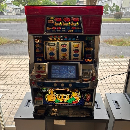 M2505-500 緑ドン キラメキ！ 炎のオーロラ伝説 スロット キズ汚れ有り