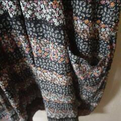 レディース服⑧ゆったり花柄チュニックワンピースの画像