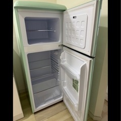 美品 レトロ冷蔵庫 アイリスオーヤマの画像