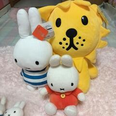 ミッフィーぬいぐるみ5点まとめ売りの画像