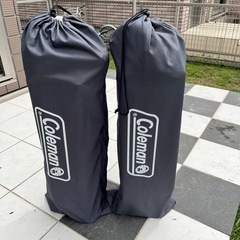 Coleman ツーウェイキャプテンチェア 2脚セット 折りたたみ グレーの画像