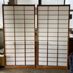B 破れあり 障子戸 2枚セット