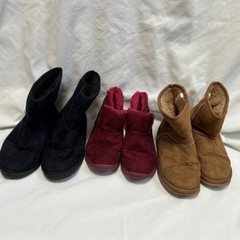 美品 ブーツ3点セット 本革　カリーノなど　の画像