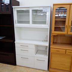 ★ジモティ割あり★  レンジボード ホワイト H180×D41×...