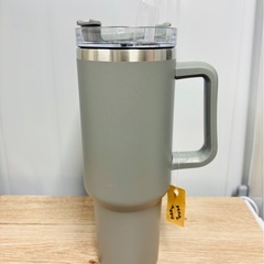 【新品】タンブラー 蓋付き ストロー付き ステンレス 真空断熱 ...