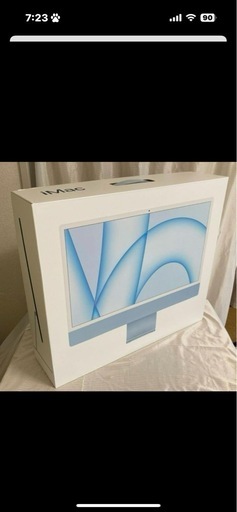 iMac (24インチ, M1, 2021) ブルー 16GB 512GBSSD