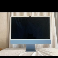 iMac (24インチ, M1, 2021) ブルー 16GB 512GBSSDの画像