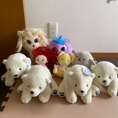 ぬいぐるみ9こまとめ