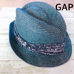 GAP ハット スパンコール飾り付き