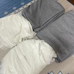 IKEA カーテン　4枚セット　グレー　
280✖️250