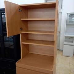 リユースのサカイ太田店　値下げしました。★ジモティ割あり★  レンジ台 ナチュラル H180×D47×W61 クリーニング済み OJ9455の画像