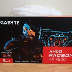 GIGABYTE　RX7600　VRAM8GB　補助電源8pin