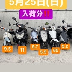 5月25日(日)⭐️6台入荷‼️原付2種‼️リトルカブ‼️現行車も‼️