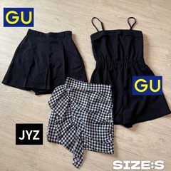 GU JYZ サロペット　ショートパンツ　ミニスカート　まとめ売...