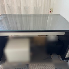 イケア　オフィスデスク　エグゼクティブデスク　ブラウン