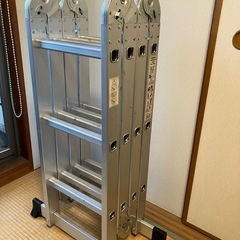 アルミ製はしご　足場プレート付/3.7メートル　1台7役　 　　　の画像