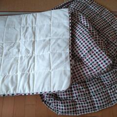 未使用品　こたつ掛け敷布団セット