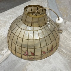 【中古品】電気 電球 花柄