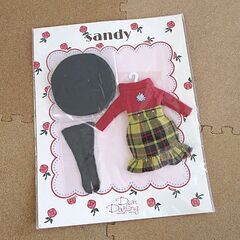 sandy ローズワンピースセット イエロースカート 22cmド...