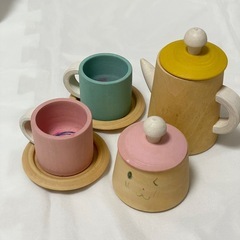 木製のティーセット(おまけ付き)