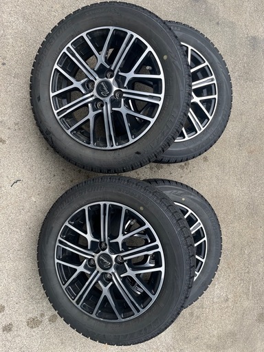 スタッドレスタイヤ155/65R14　ホイールセット　ブリヂストンVRX