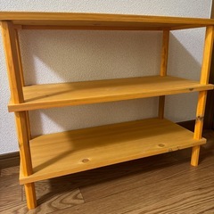【交渉中】木製ラック 棚