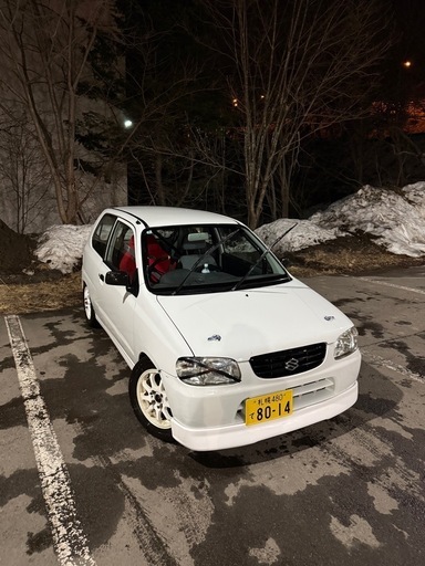 アルトバン　HA23V 5MT 不動現状渡し Adding height adjustable suspension and lightweight wheels to an