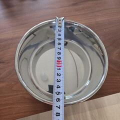 犬用ステンレススチール食器 円形の画像