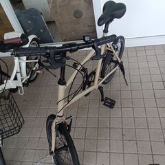★ジモティ割あり★  自転車 20インチ ベージュ クリーニング...