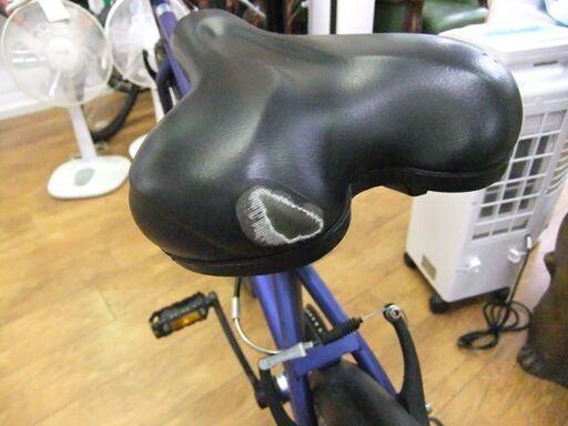 自転車 ロードバイク 28インチ 切替6段 ブルー ネイビー シティー