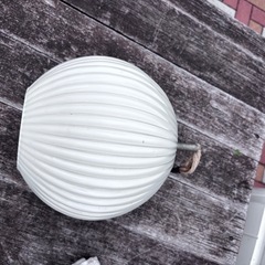 昭和レトロガラス製照明器具の画像