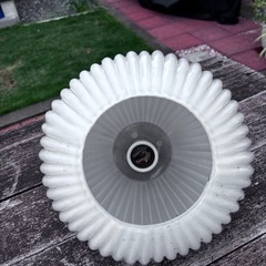 昭和レトロガラス製照明器具の画像