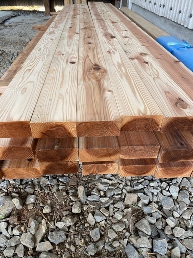 【決まりました】杉　乾燥材　45x105x3000 角材　間柱　10本まとめ