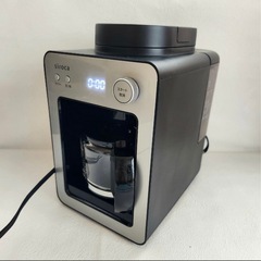 【美品】siroca 全自動コーヒーメーカーの画像
