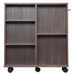 【美品】完成品 収納棚 取手＆キャスター付き スリム収納SYR-...