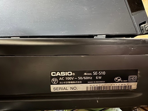 CASIO 電子レジスター SE-S10 ブラック
