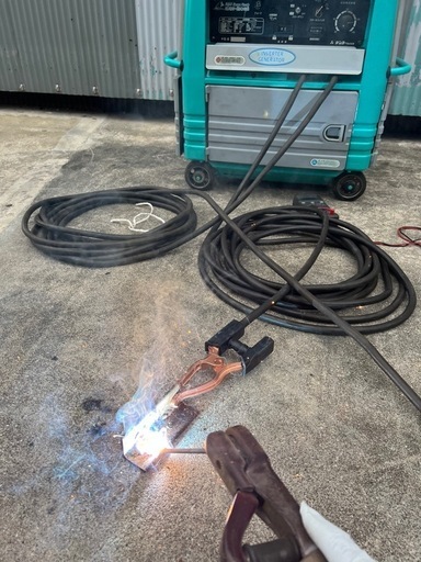 溶接機 発電機 DENYO-GAW-150ES ガソリンエンジン