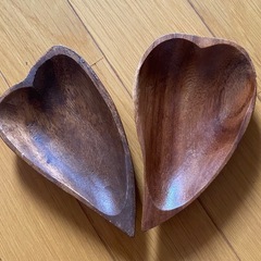 木製皿ウッドトレー5枚セットの画像