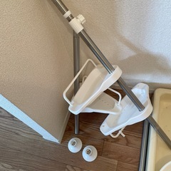 お風呂用　収納　突っ張り式の画像