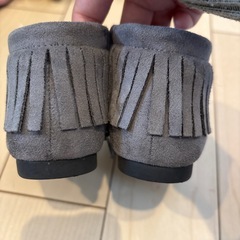 14cm 子ども ブーツ おしゃれ リボンの画像
