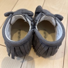 14cm 子ども ブーツ おしゃれ リボンの画像